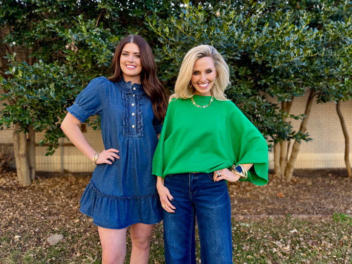 Soft Green Mornings Sweater