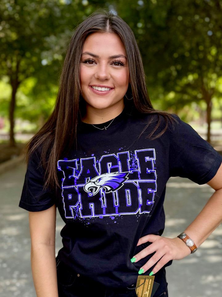 Eagle Pride Paint Splatter Tee