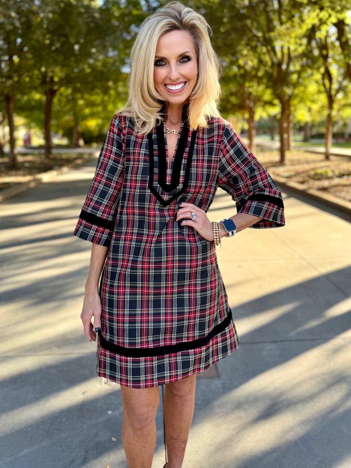 Pretty Pictures Plaid Dress