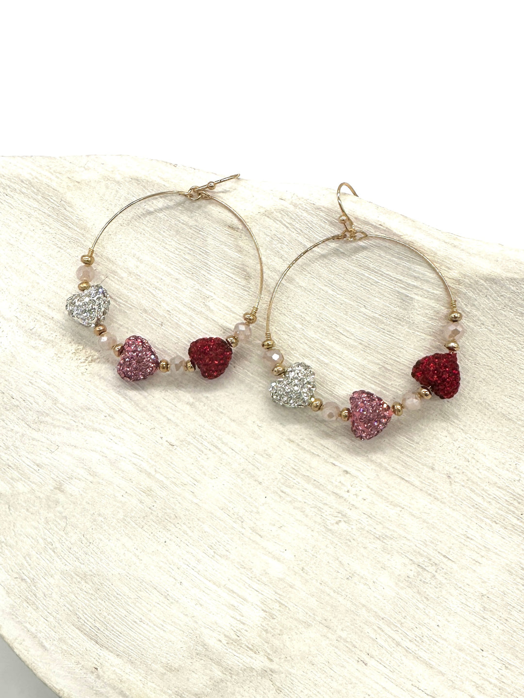 Love You Heart Hoops