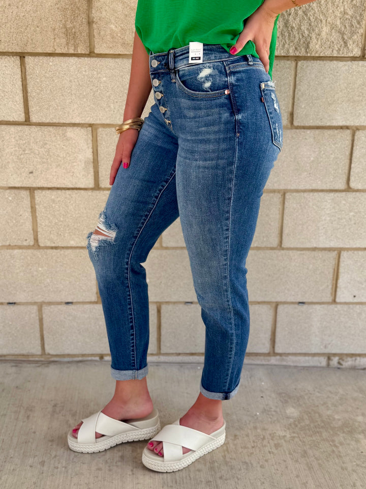 Shelly Boyfriend Jean by Judy Blue