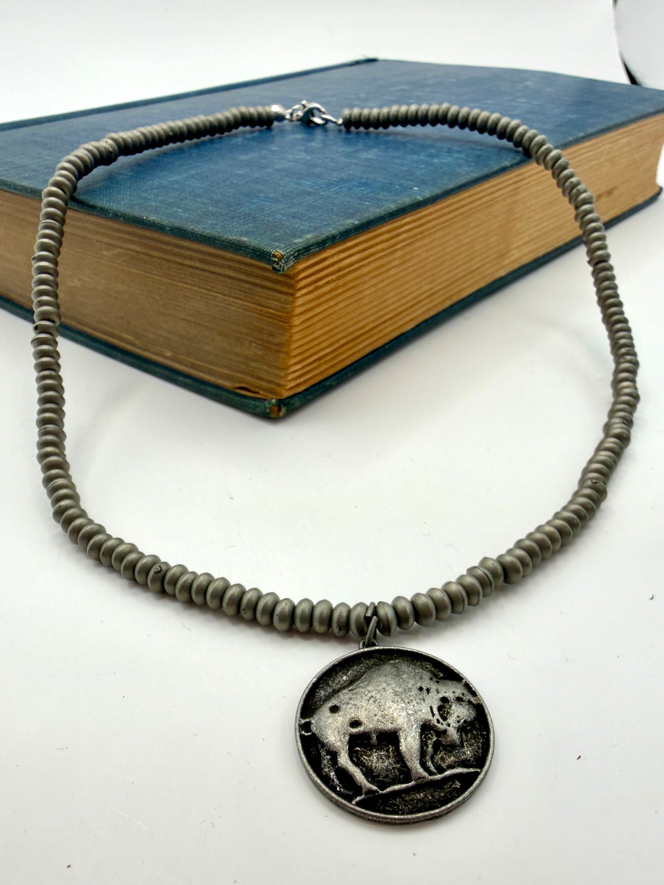 Beaded Buffalo Coin Earrings @ Blessed Buffalo Boutique