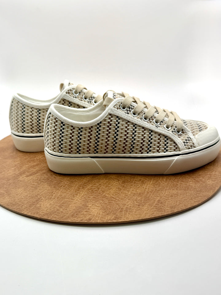 Waiting List Tan Combo Sneaker by Corkys