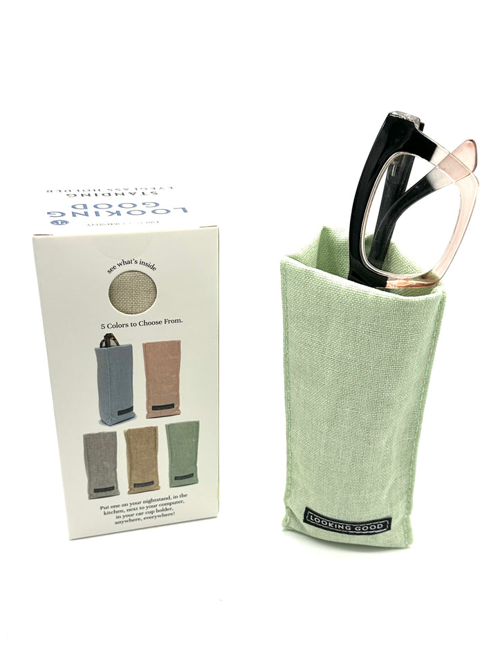 Soft Fabric Standing Eyeglass Holder