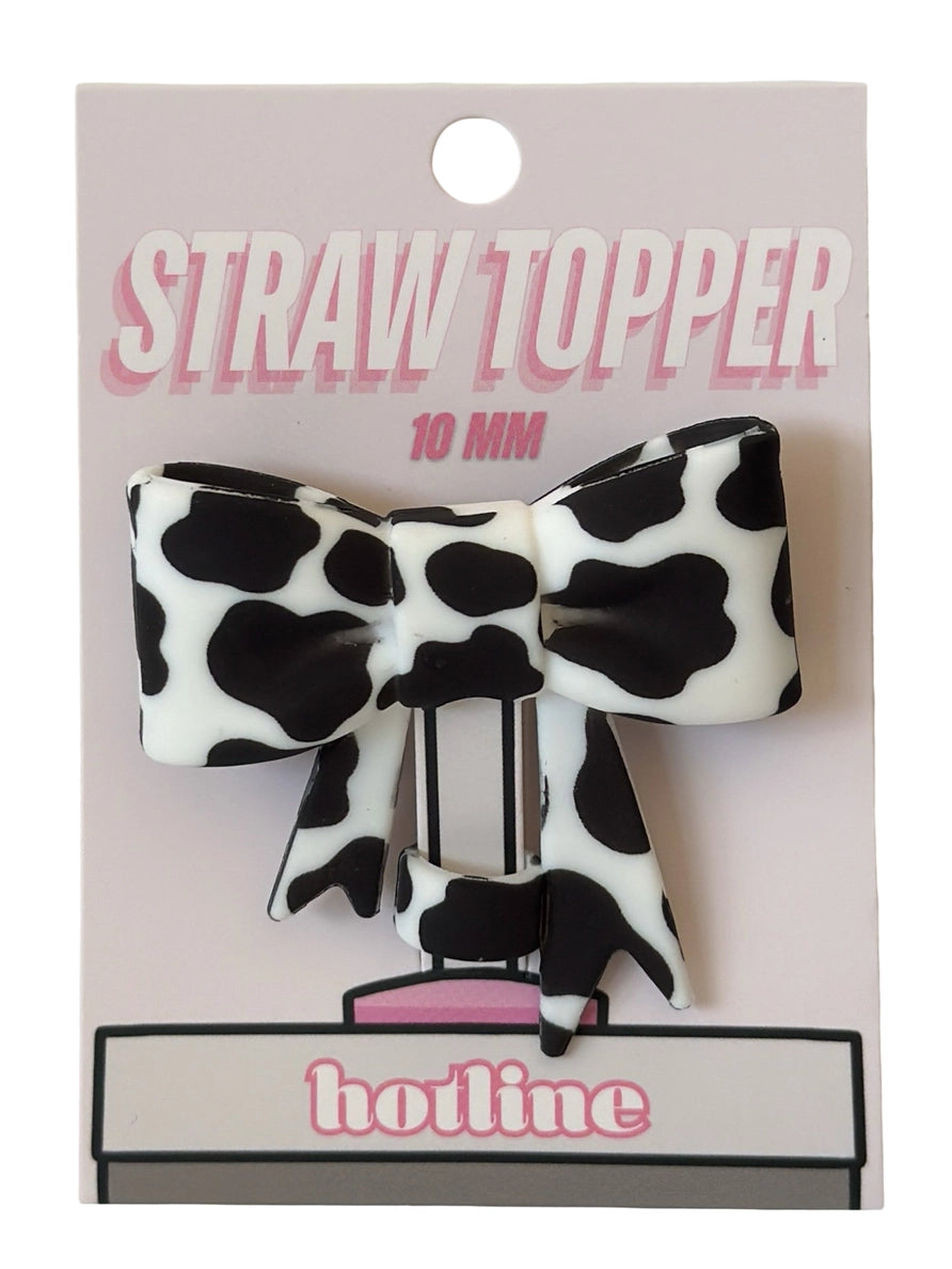 Bow Straw Toppers