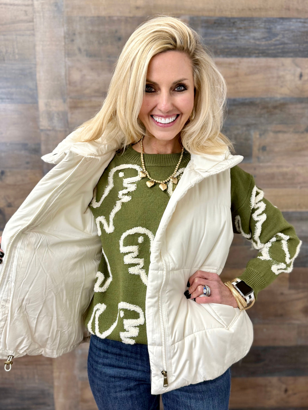 Boy Mom Dinosaur Sweater