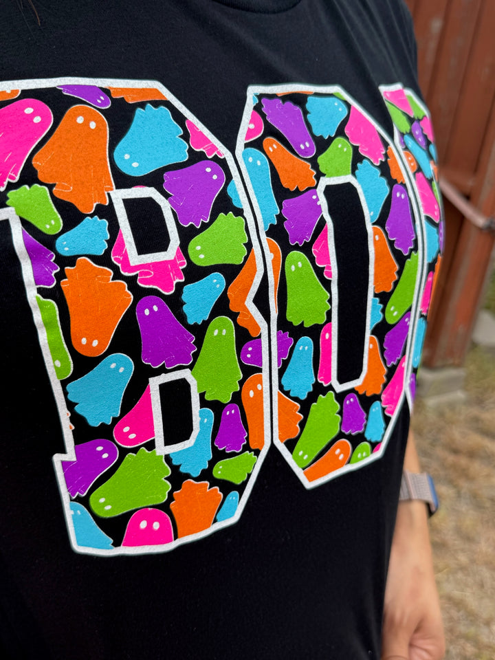 BOO Colorful Ghosts Tee by Texas True Threads