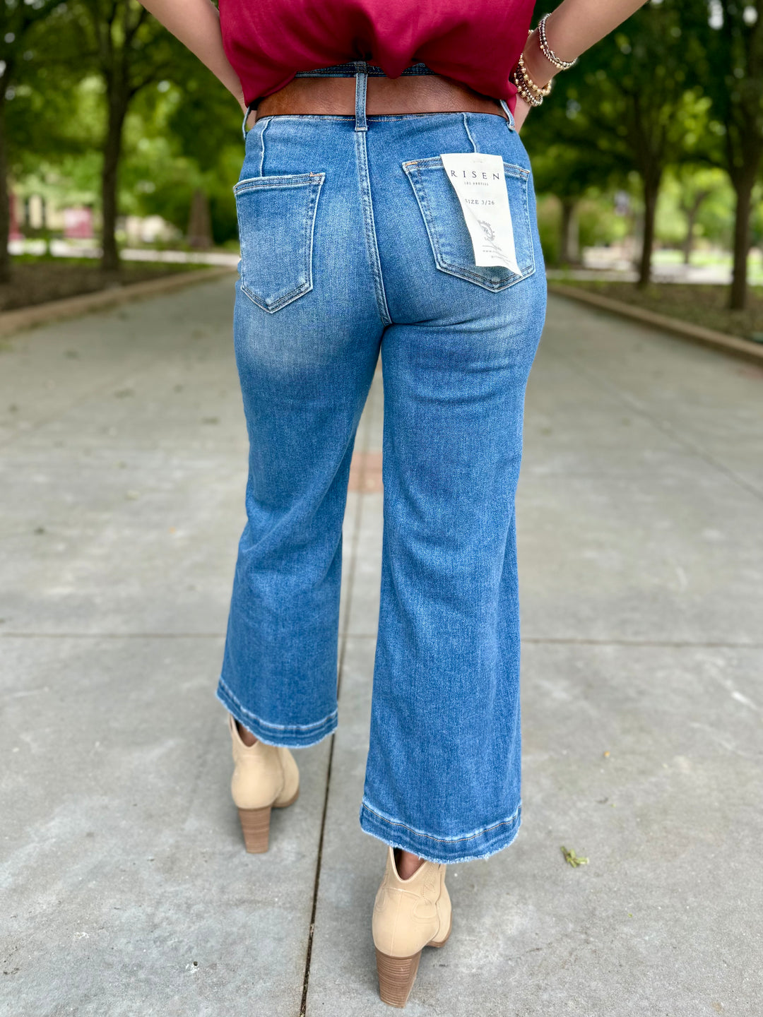 Lauren Wide Leg Crop by Risen