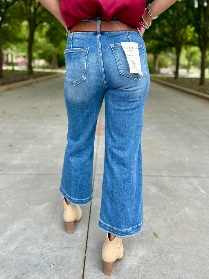 Lauren Wide Leg Crop by Risen