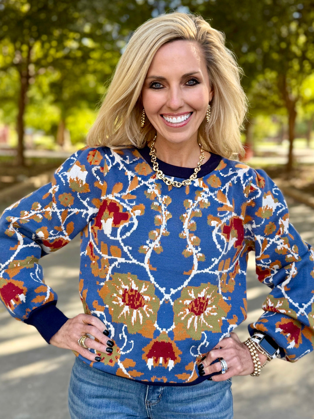 Cozy Mix Balloon Sleeve Sweater