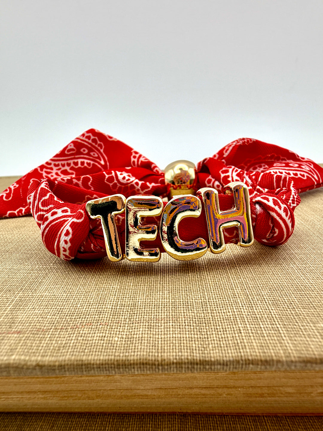 Texas Tech Bandana Slider Bracelet
