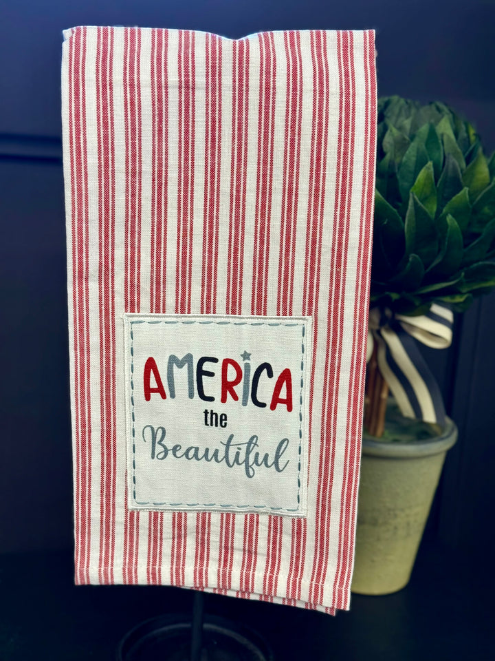 America Stripe Hand Towel