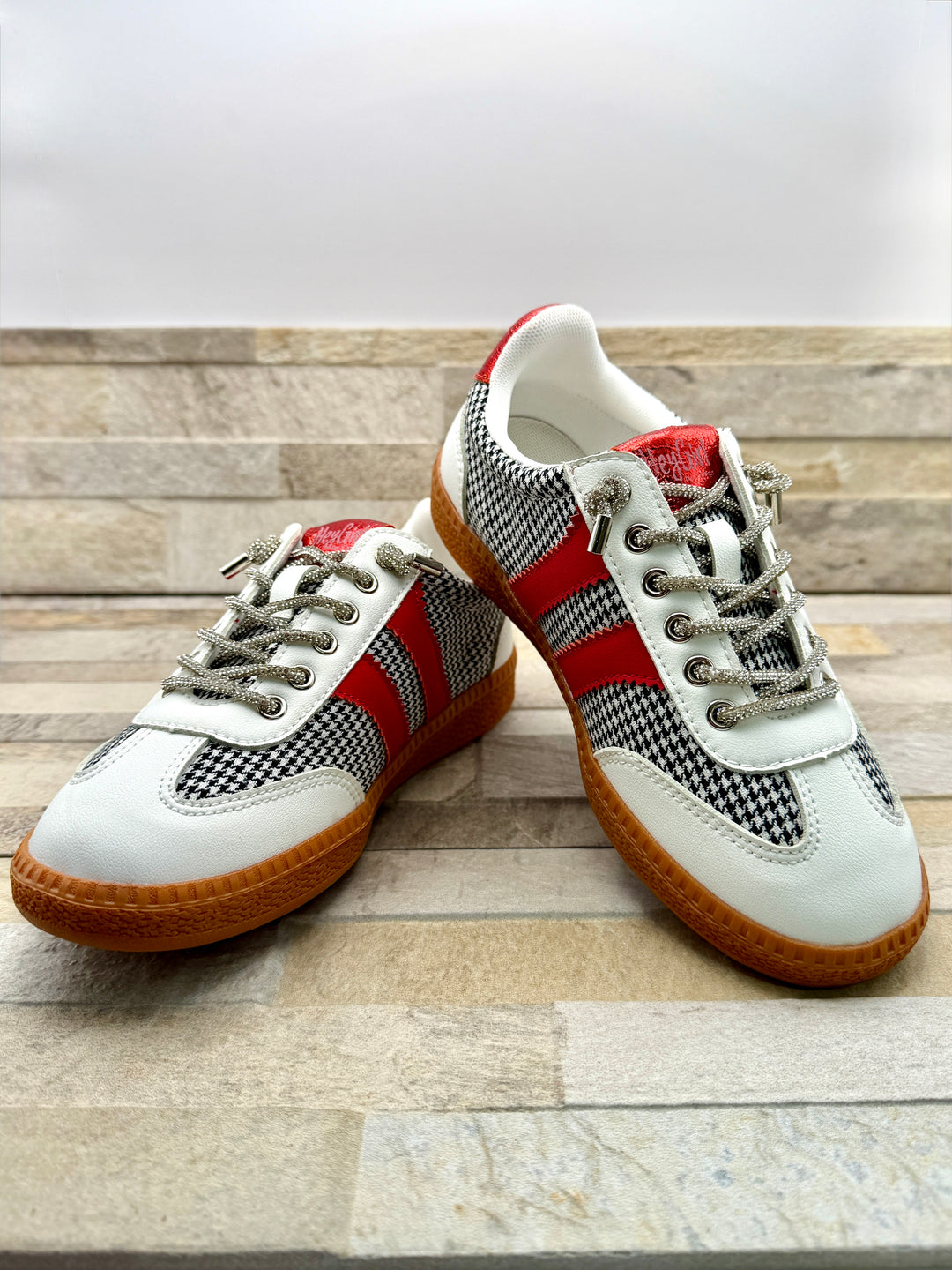 Heads Up Houndstooth Sneaker by Corkys