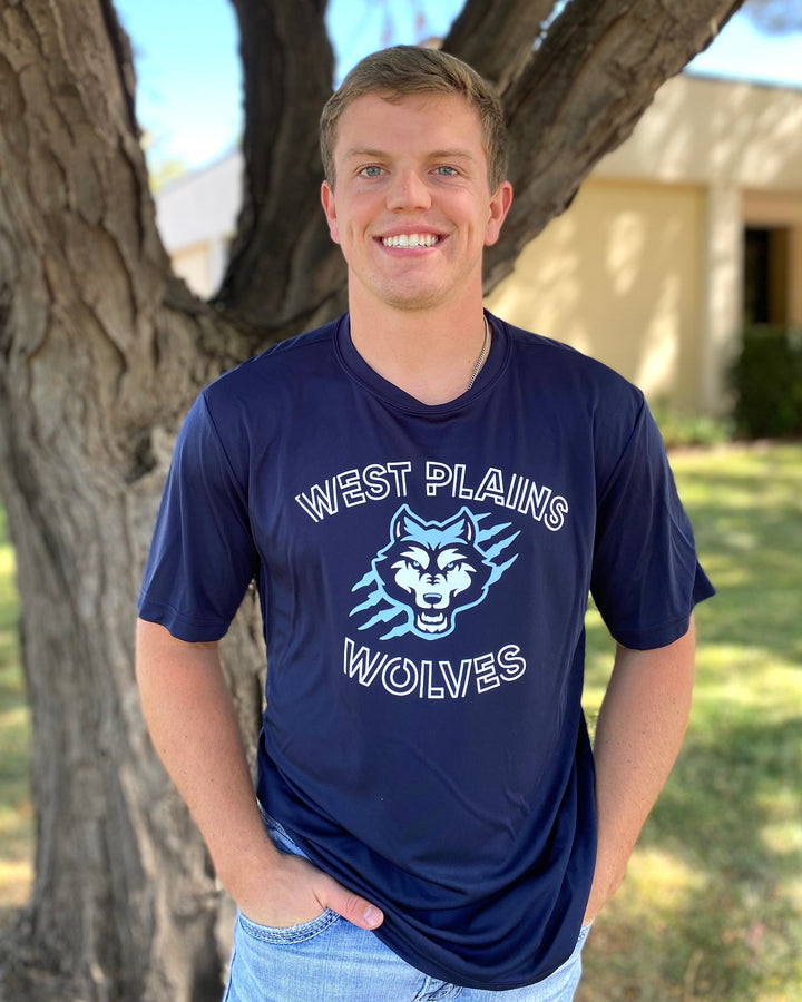 West Plains Wolves Collegiate Drifit Tee