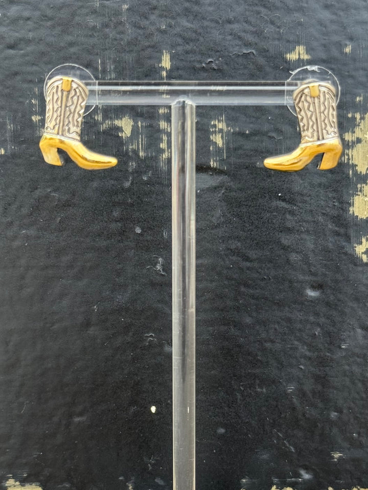 Big Sky Boot Stud Earrings by Canvas