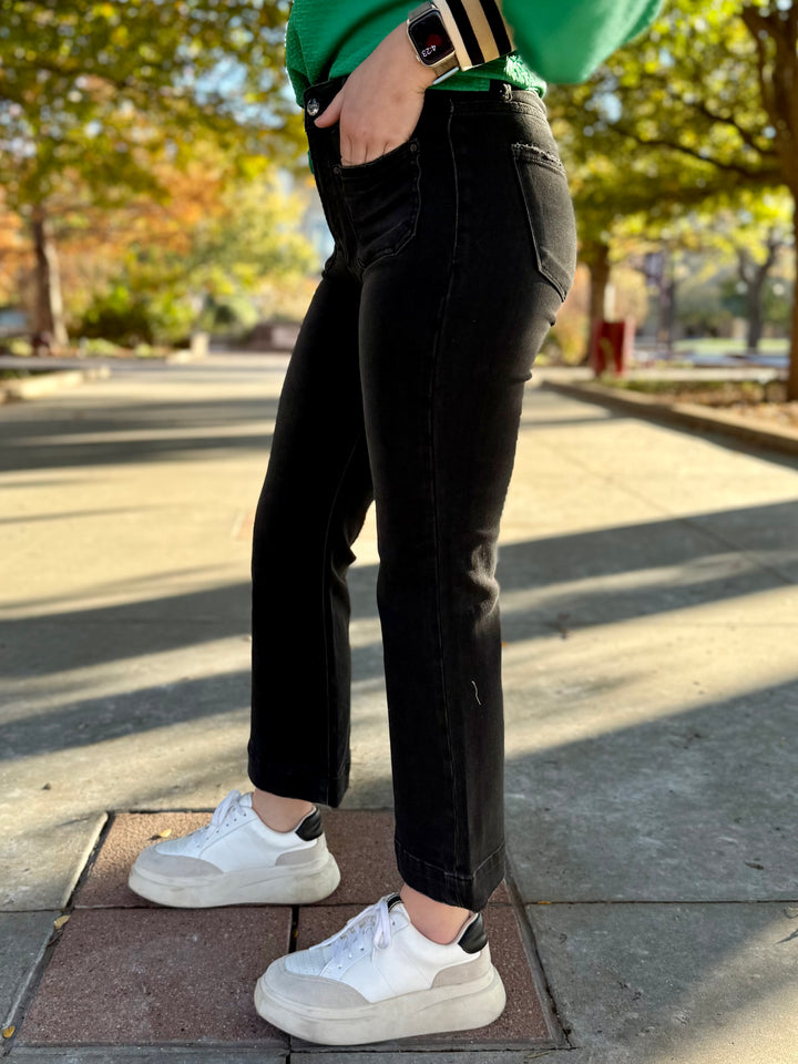 Poppy High Rise Cropped Jean by Risen