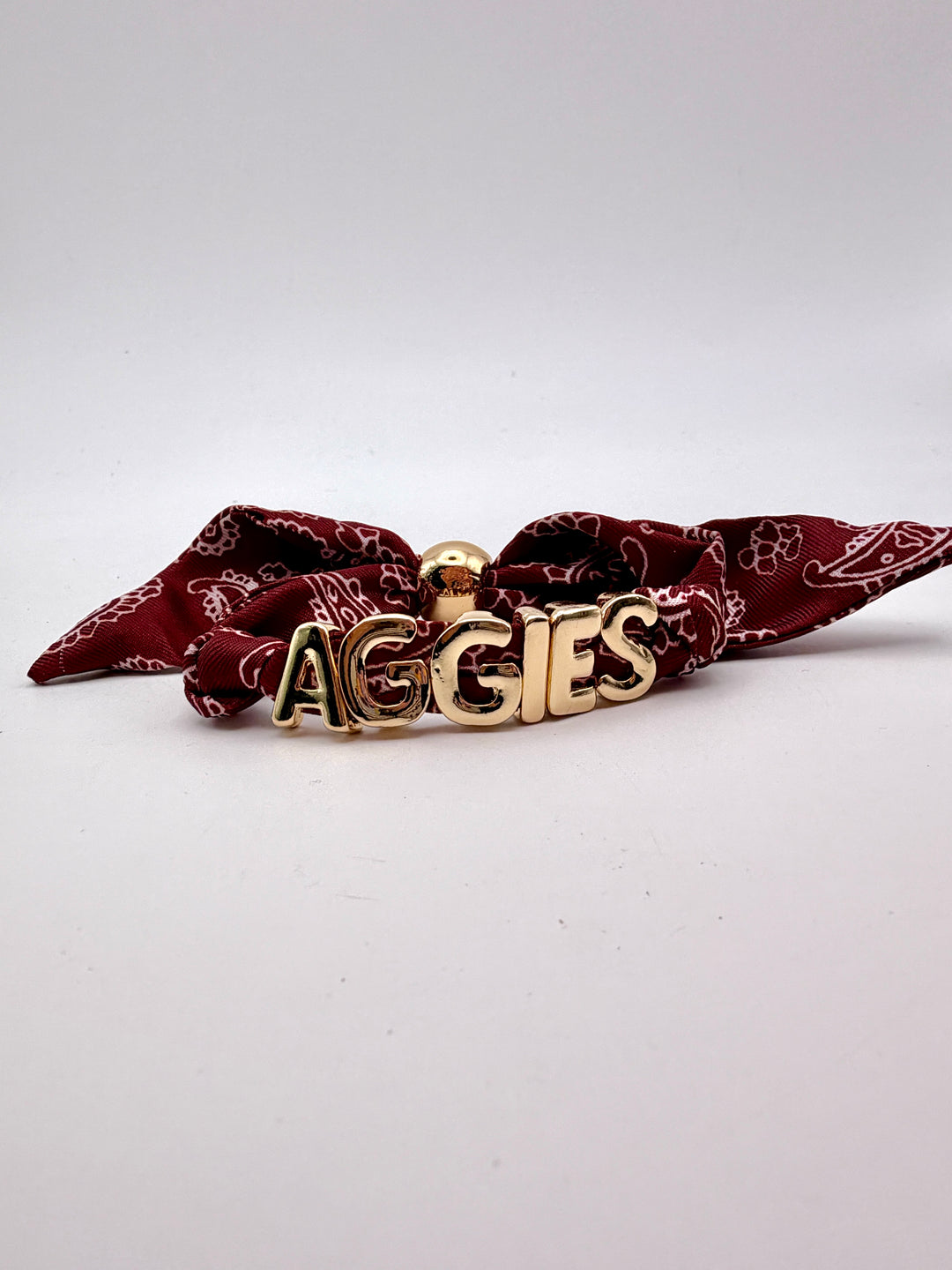 Texas A&M Bandana Slider Bracelet