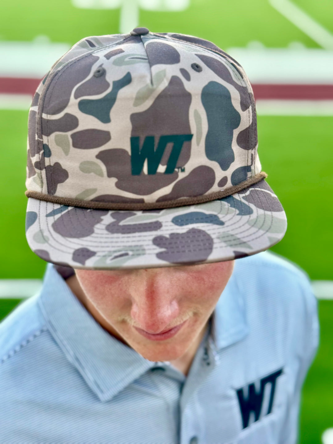 Camo Black Slant WT Rope Cap