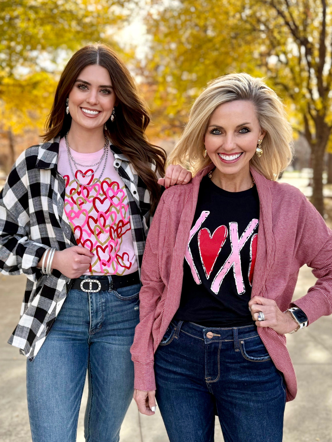 Cluster of Hearts Tee by Texas True Threads