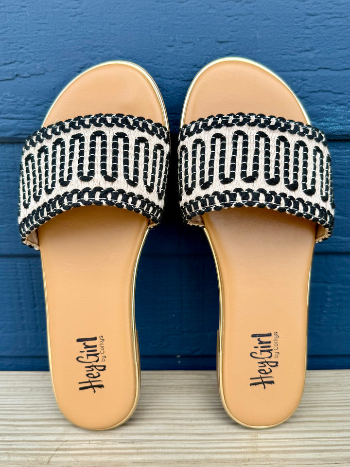 Here For A Good Time Sandal by Corkys