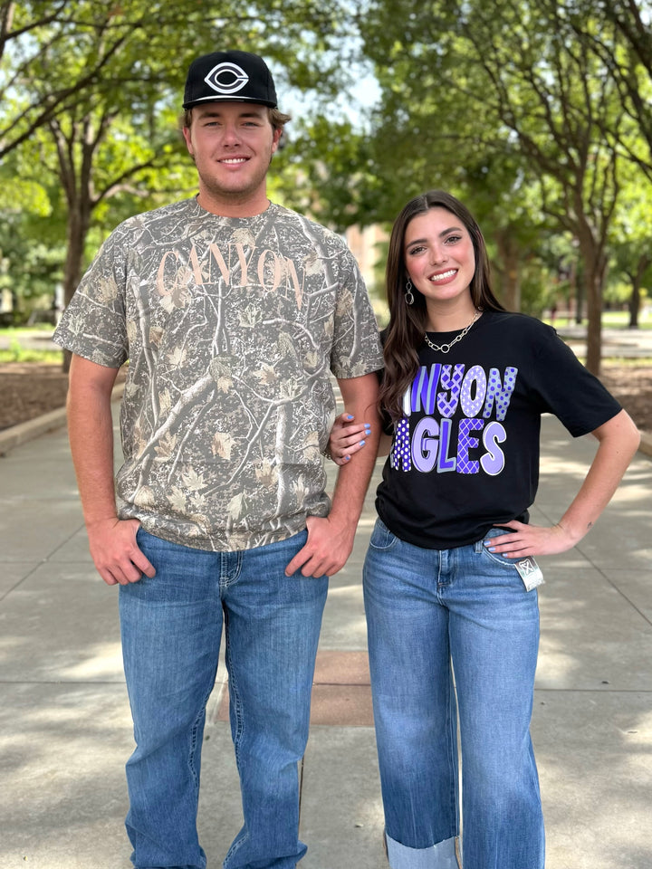 Canyon Puff Camo Graphic Tee