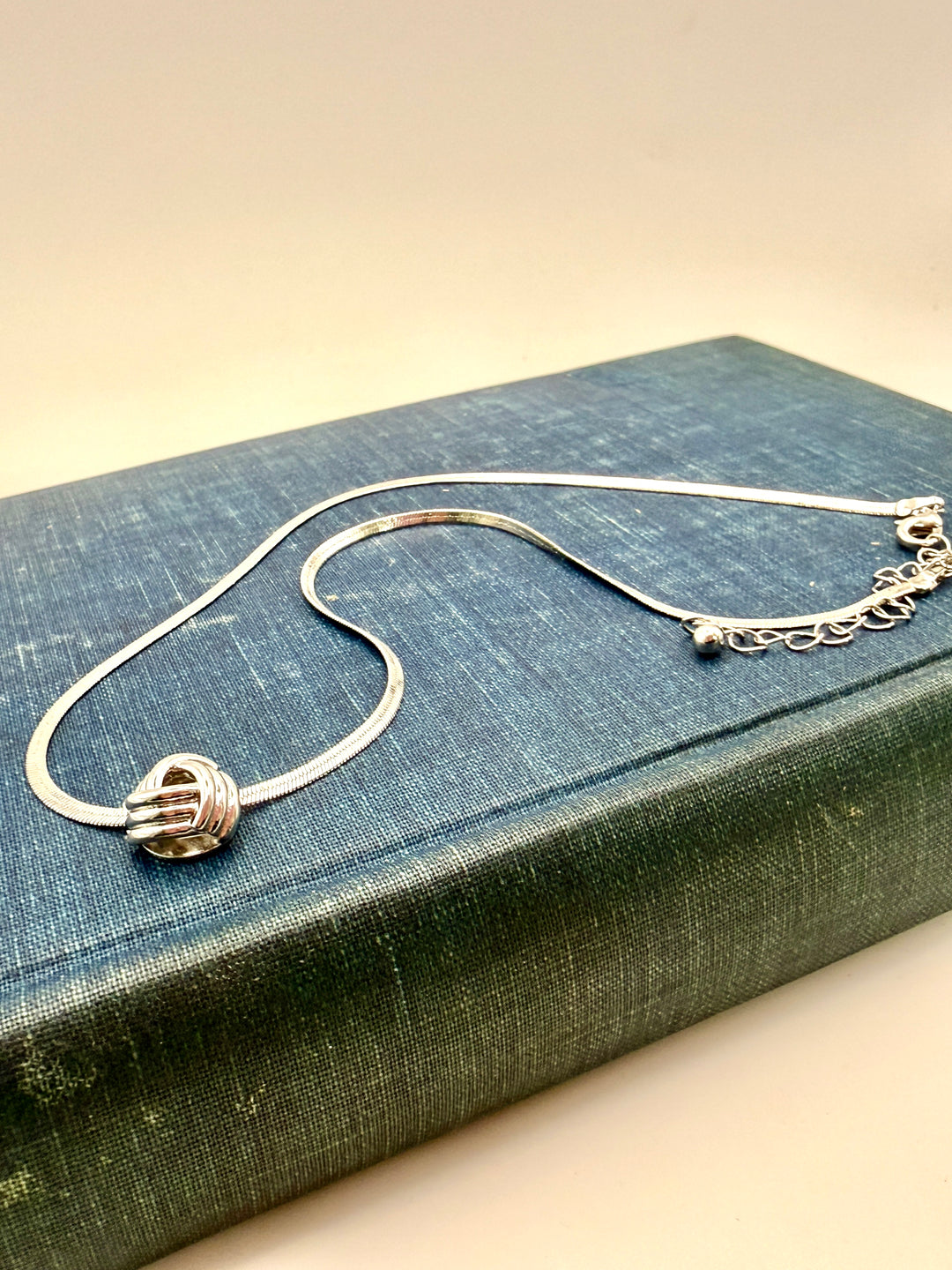 Silver Love Knot Necklace