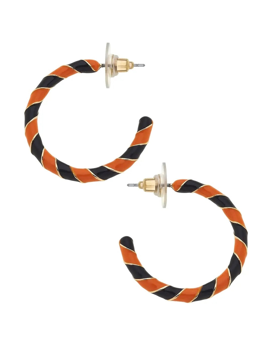 Halloween Twisted Hoop Earrings by Canvas