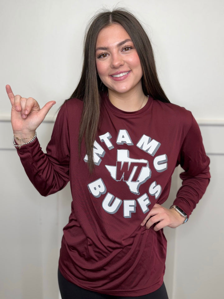 WTAMU Buffs Circle Drifit Tee