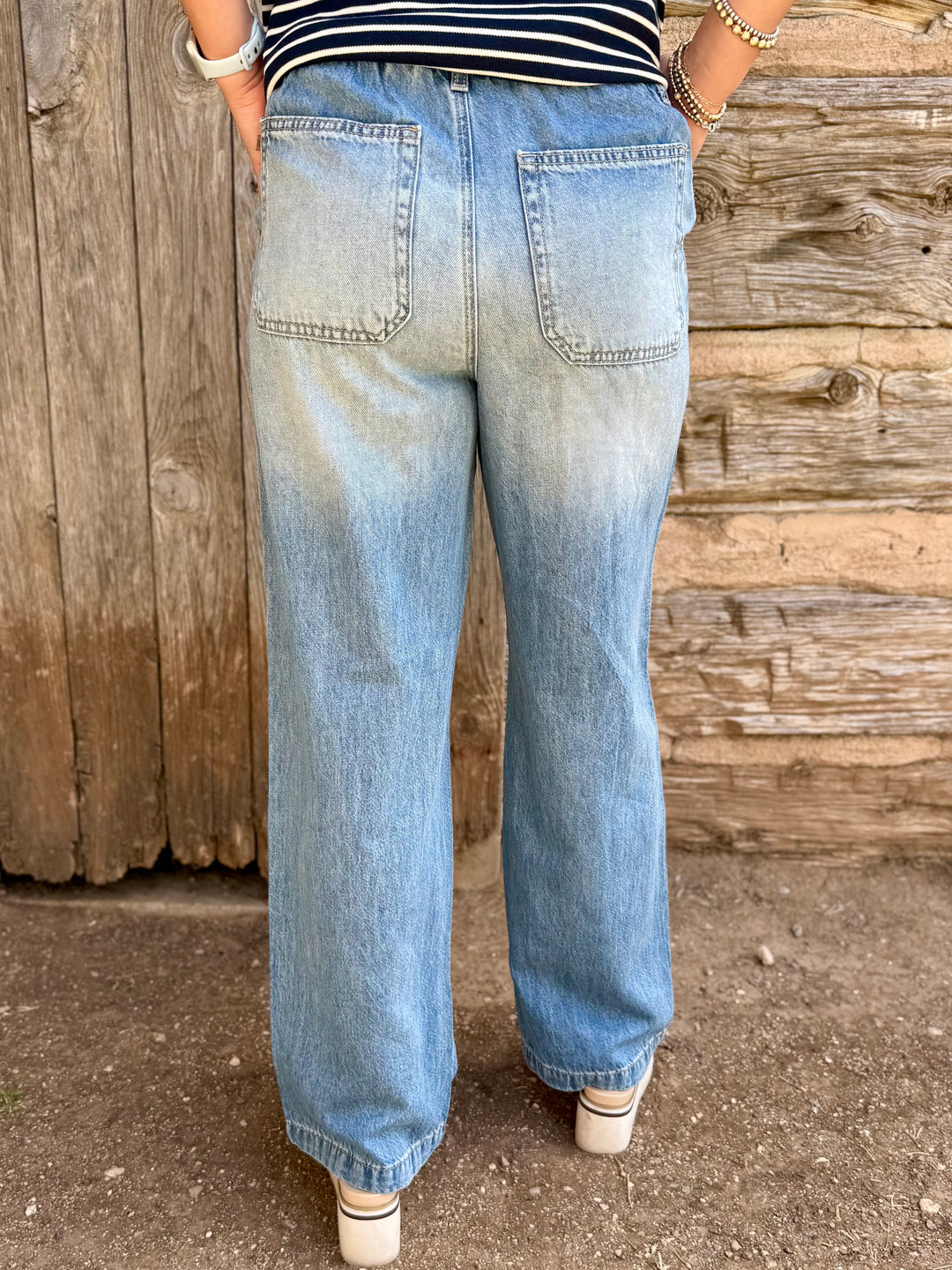 Sadie High Rise Featherweight Baggy Jeans by Judy Blue