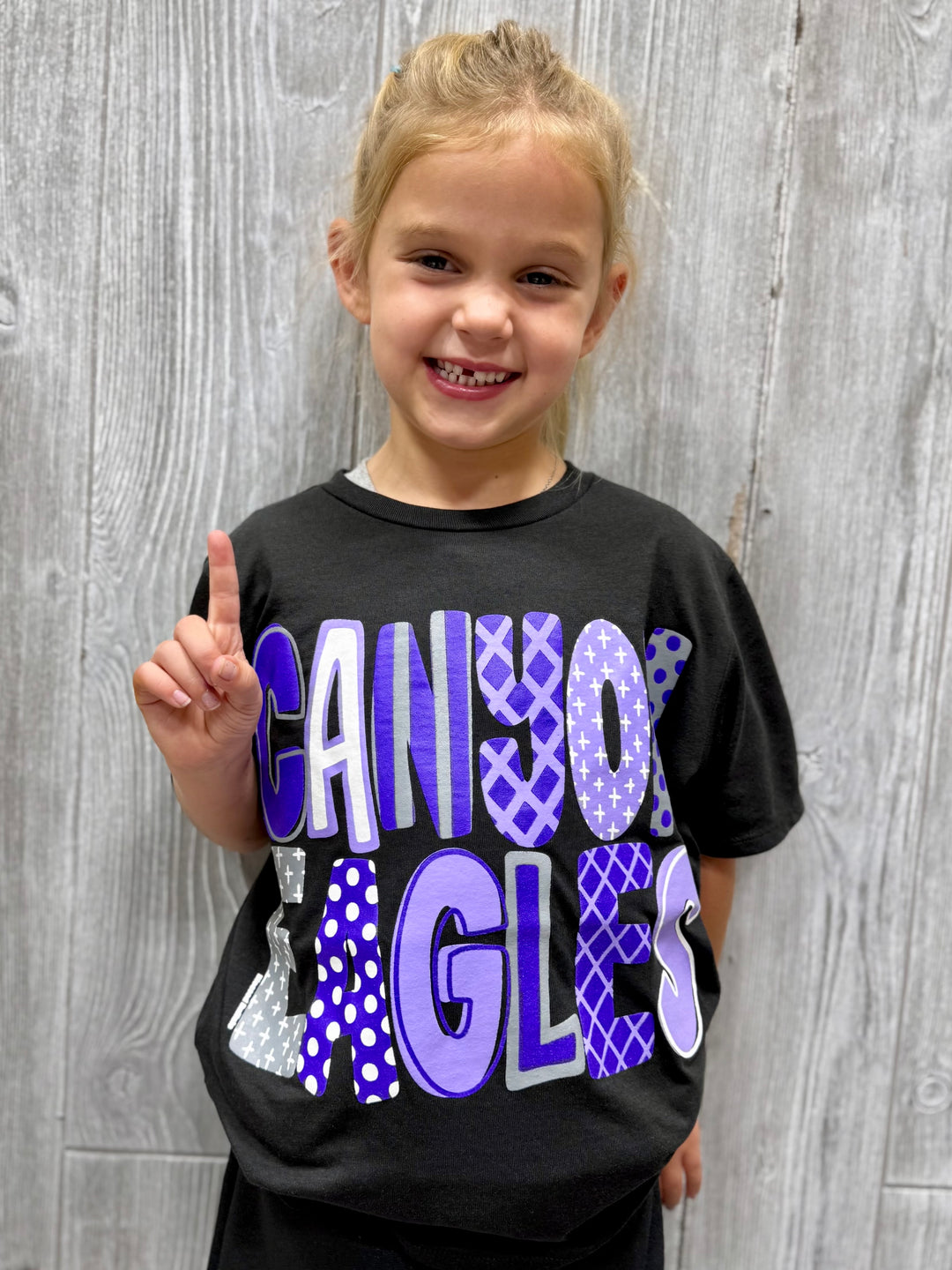 Canyon Eagles Funky Script Tee
