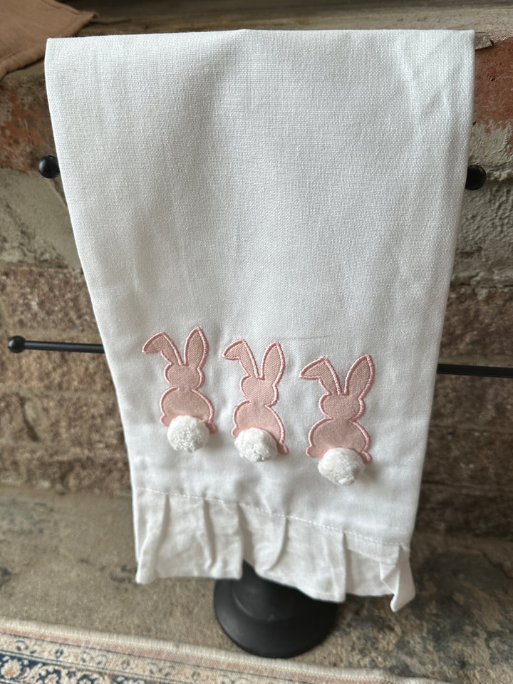 Bunny Ruffle Hand Towel