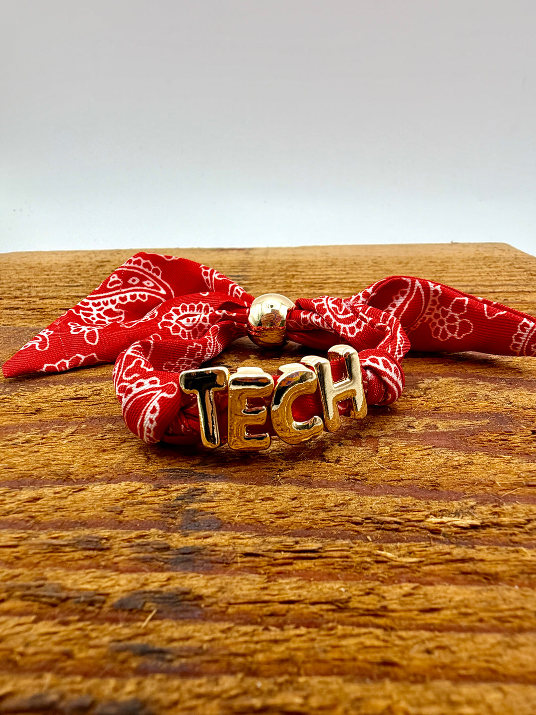 Texas Tech Bandana Slider Bracelet