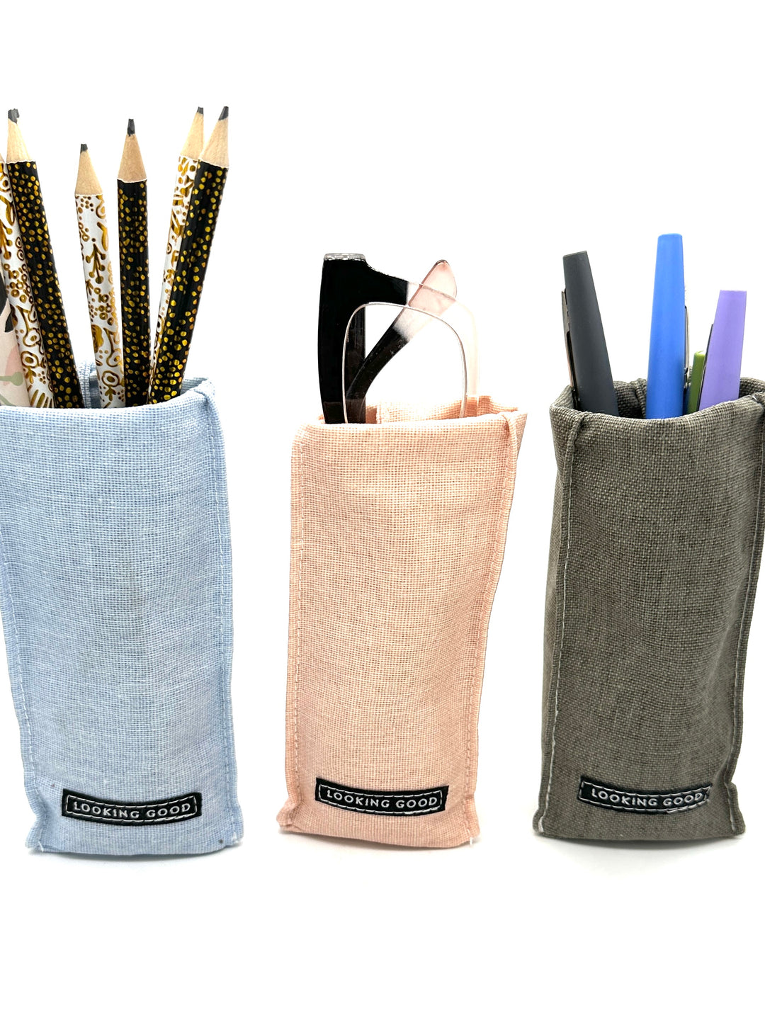 Soft Fabric Standing Eyeglass Holder