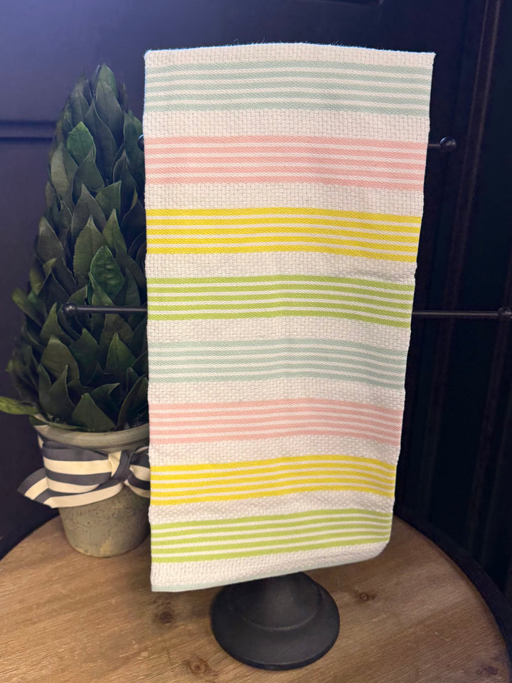Springtime Stripe Hand Towel