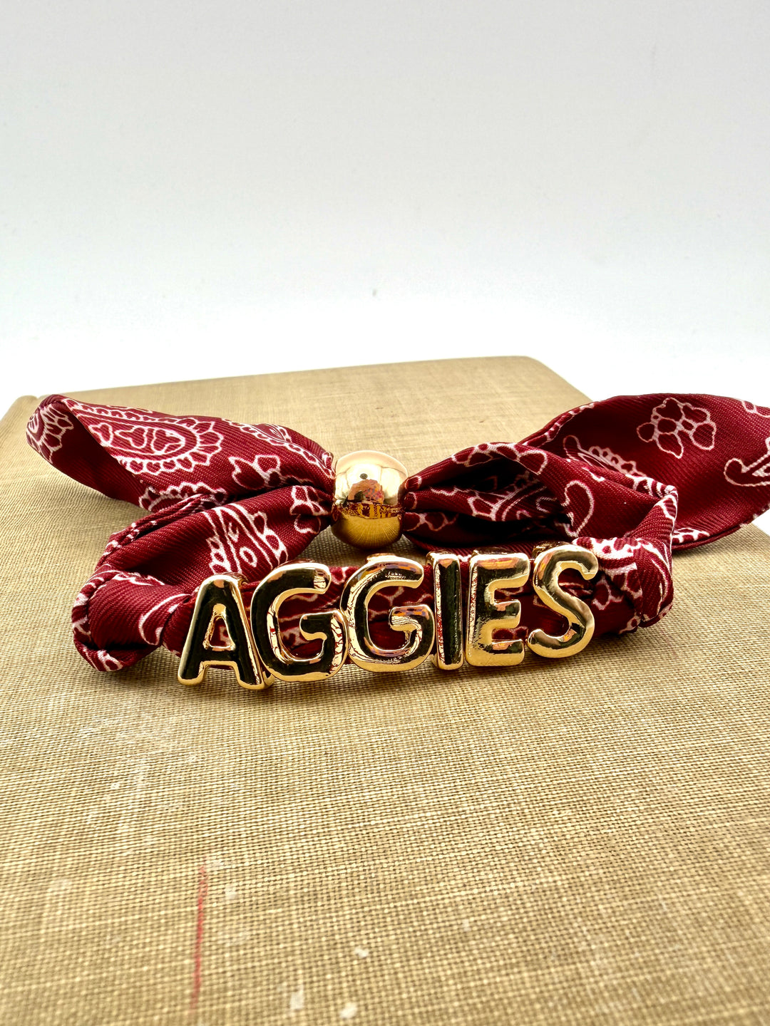 Texas A&M Bandana Slider Bracelet