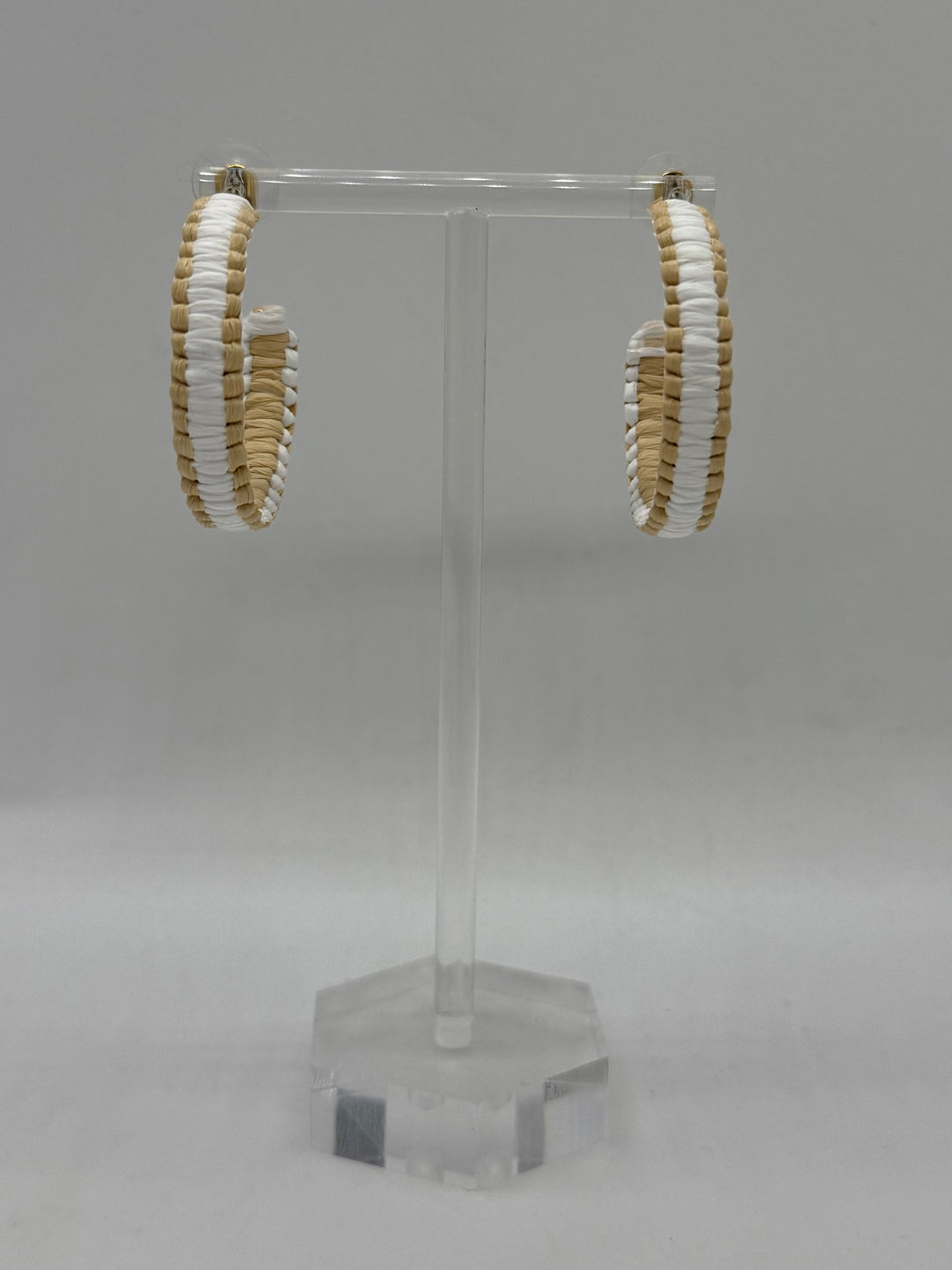 Smith Raffia Hoop Earrings