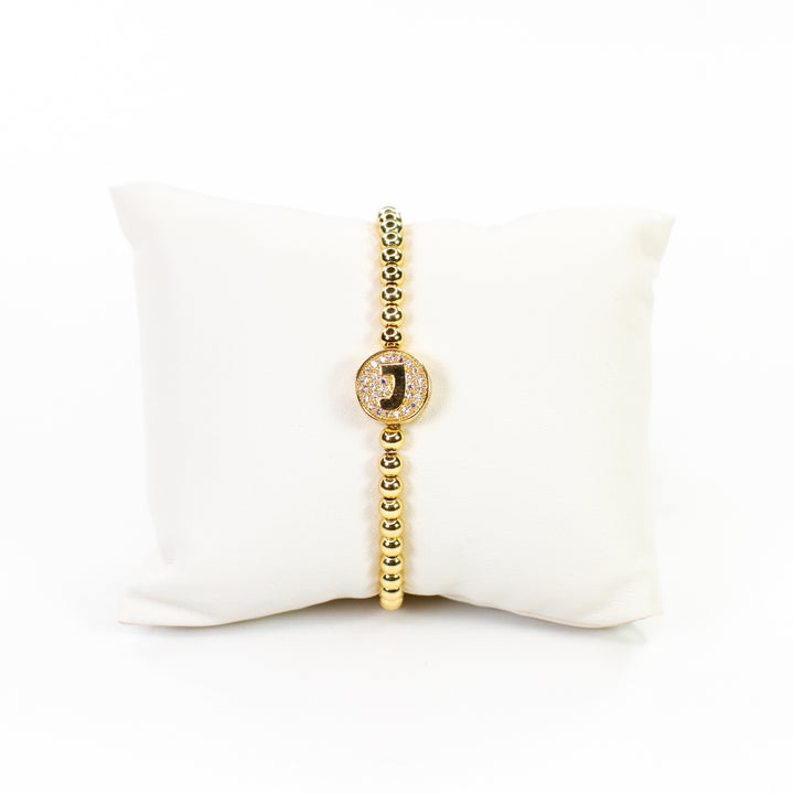 CZ Initial Bracelet