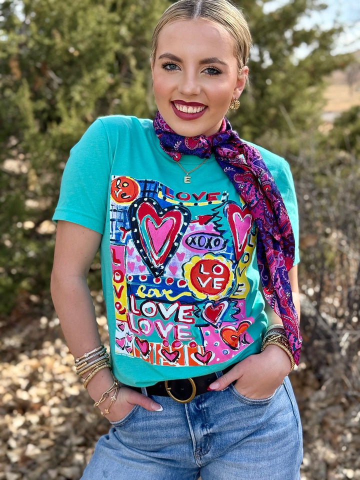 Callie Ann Stelter Lotta Love Short Sleeve Tee