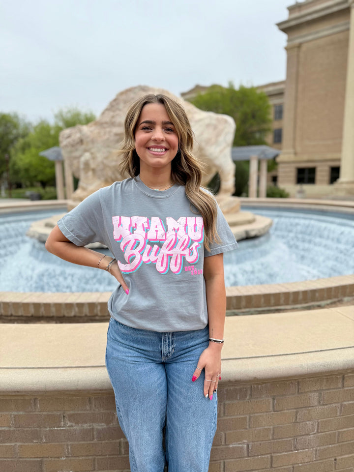 Southwest WTAMU Grey Tee