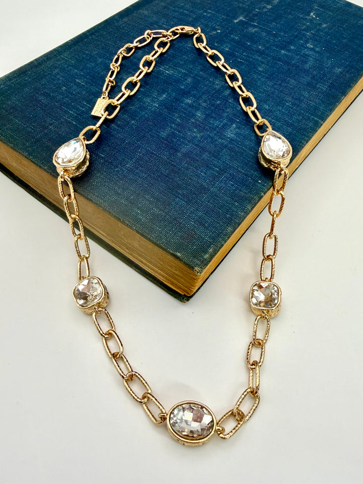 Charlie Chunky Rhinestone Necklace