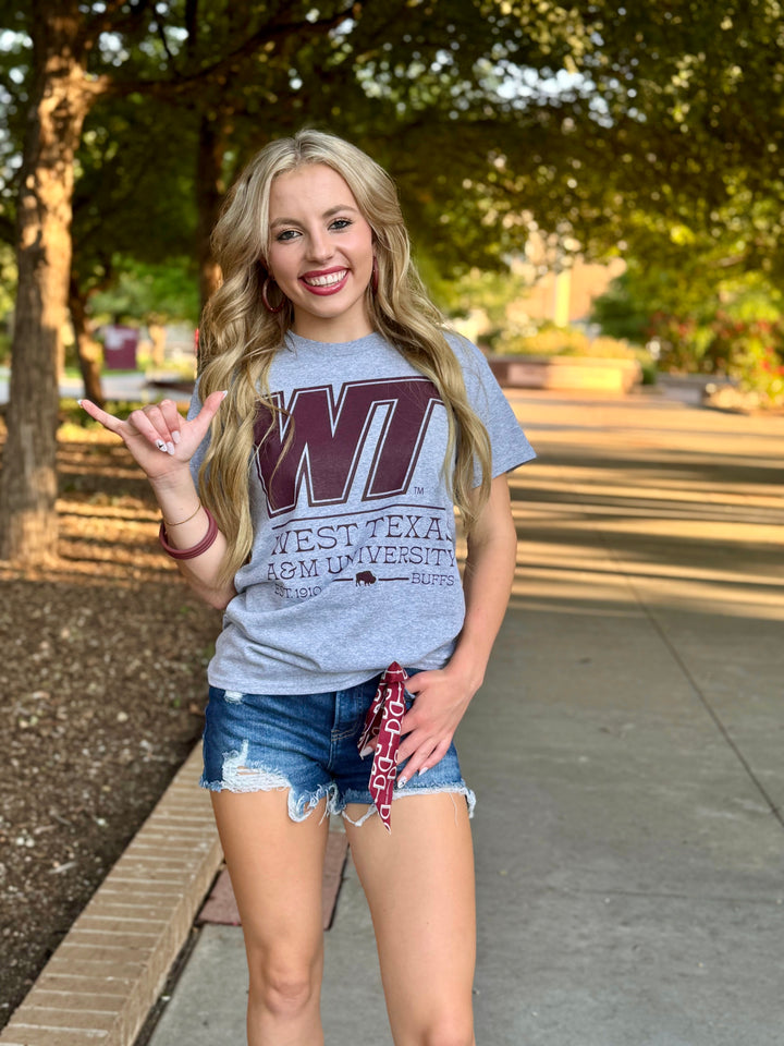 WT Heritage Grey Graphic Tee