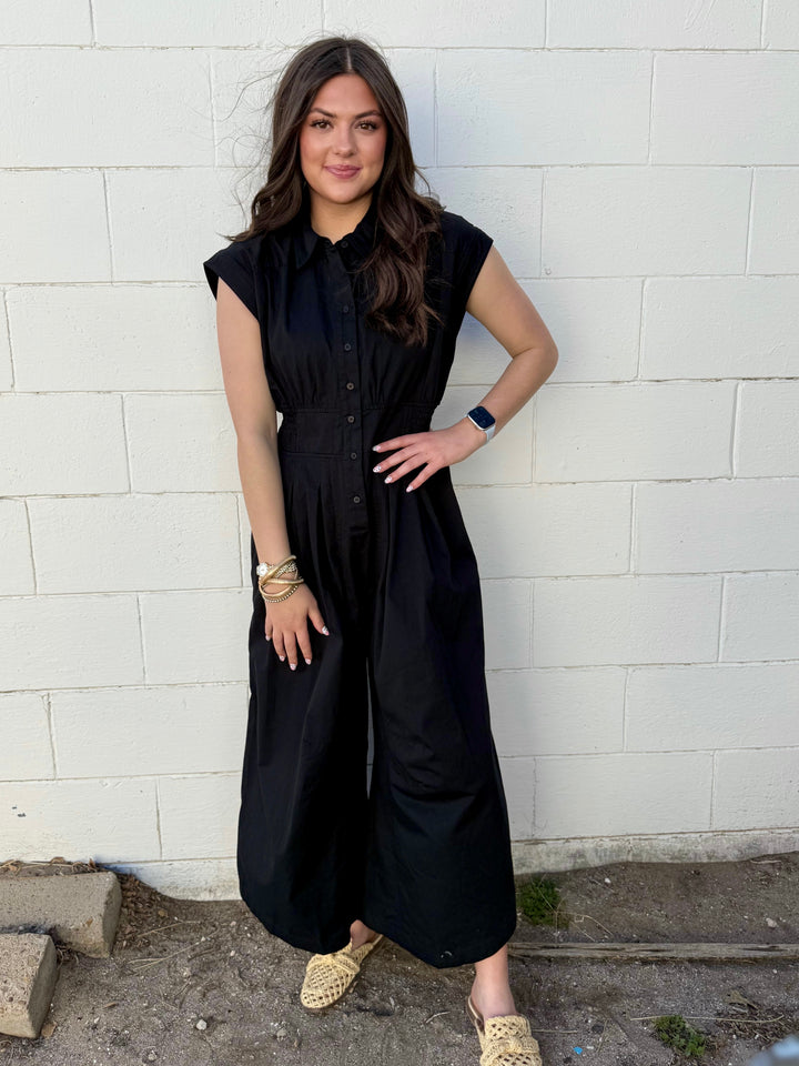 Easy Like Sunday Cap Sleeve Romper