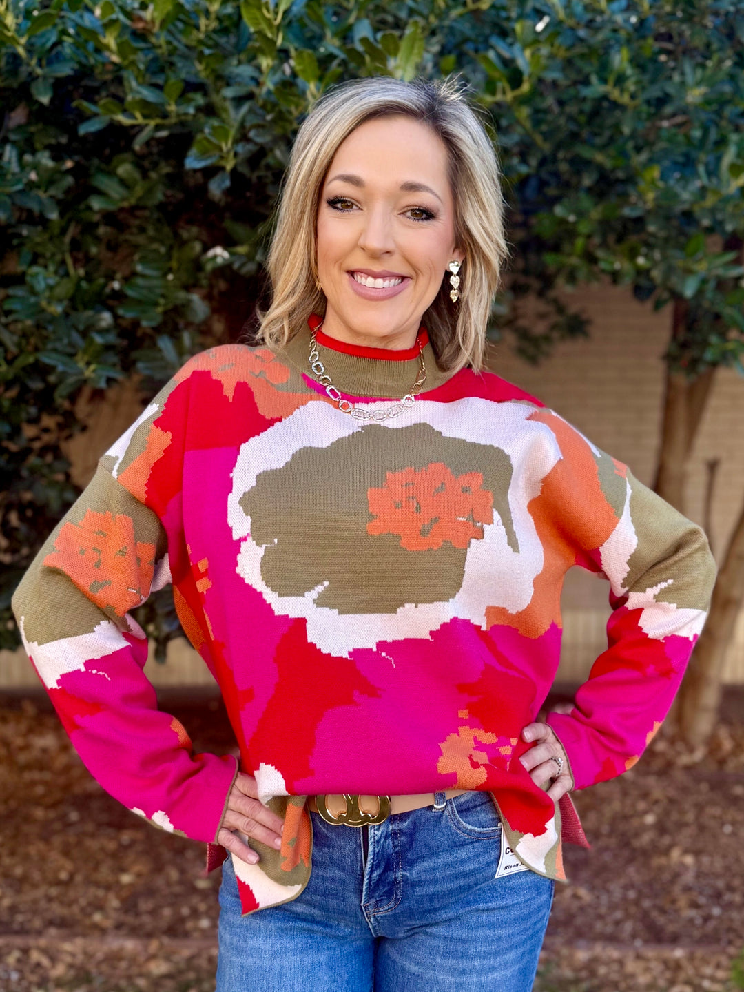 Willow Way Multi Color Sweater