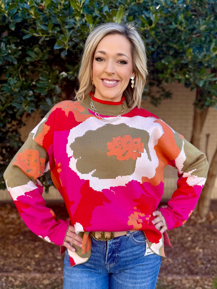 Willow Way Multi Color Sweater