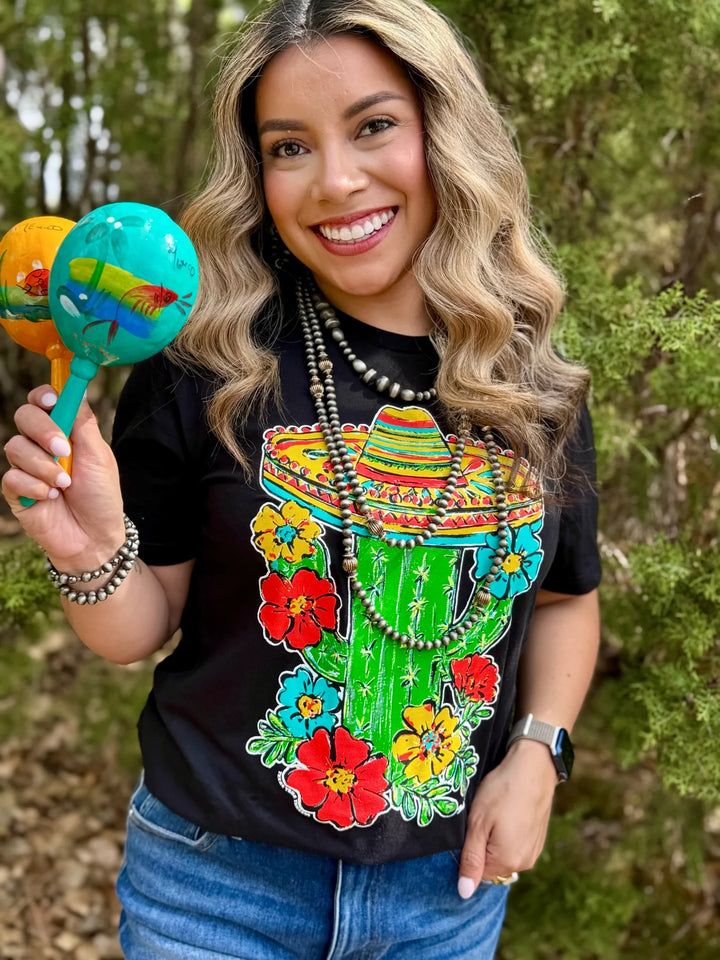Barbara's Sombrero Cactus Tee by Texas True Threads