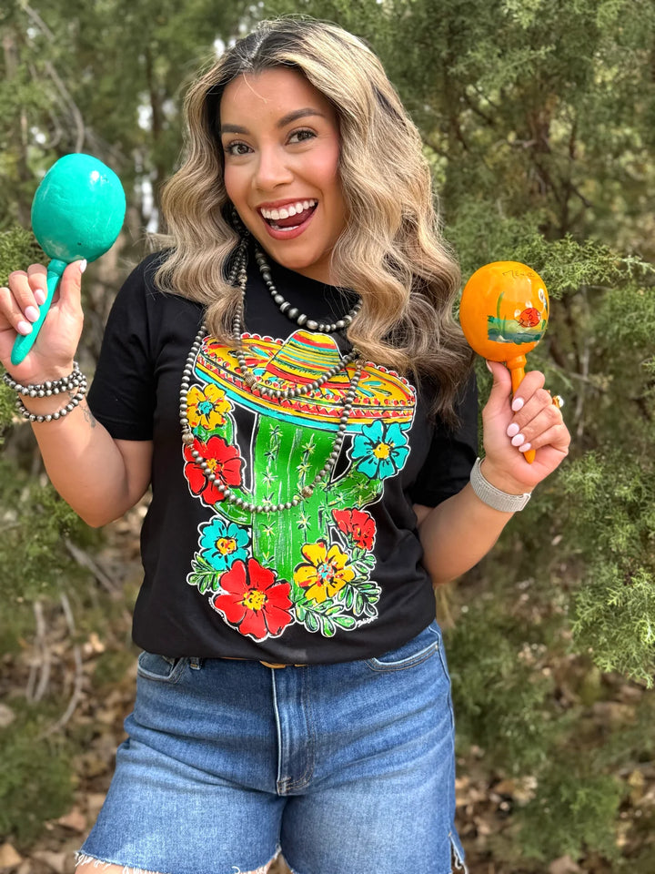 Barbara's Sombrero Cactus Tee by Texas True Threads