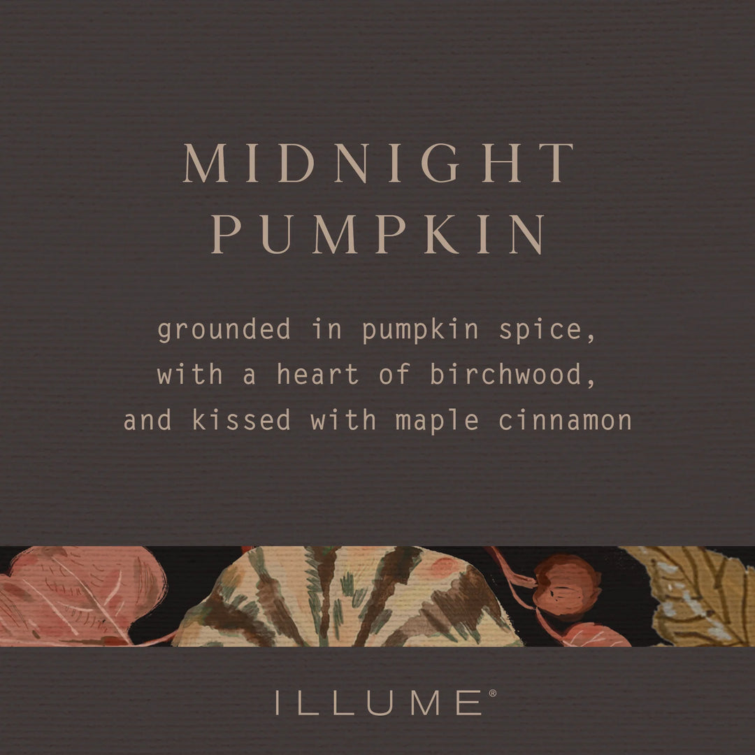 Midnight Pumpkin Mercury Glass Candle by Illume