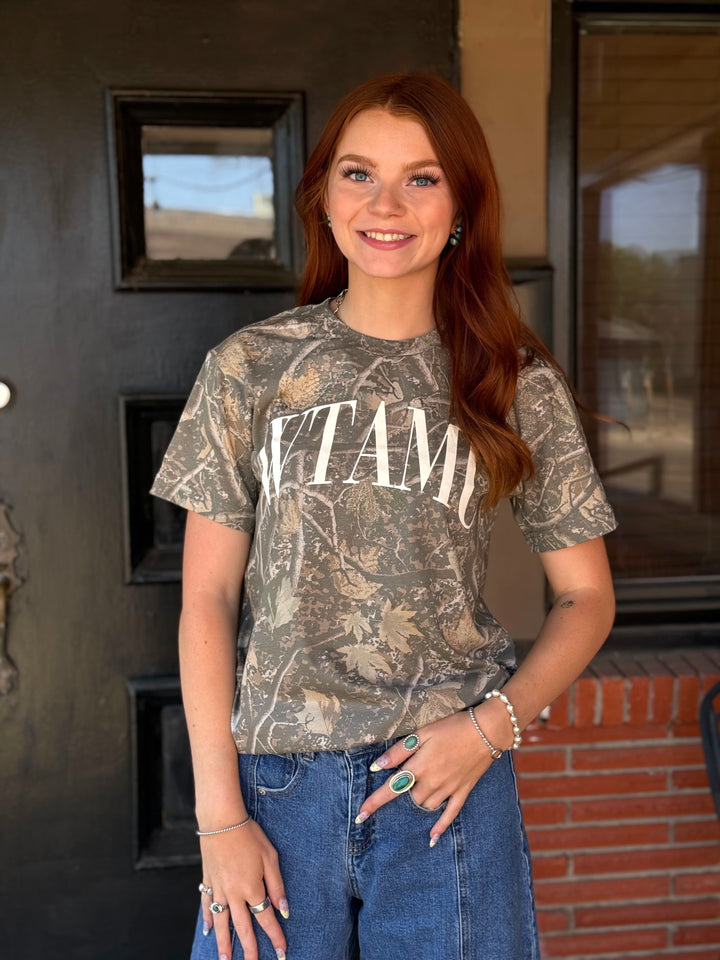 WTAMU Camo Graphic Tee
