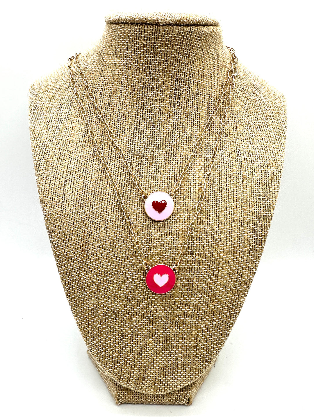 Love Heart Gold Chain Necklace