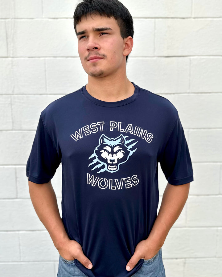 West Plains Wolves Collegiate Drifit Tee